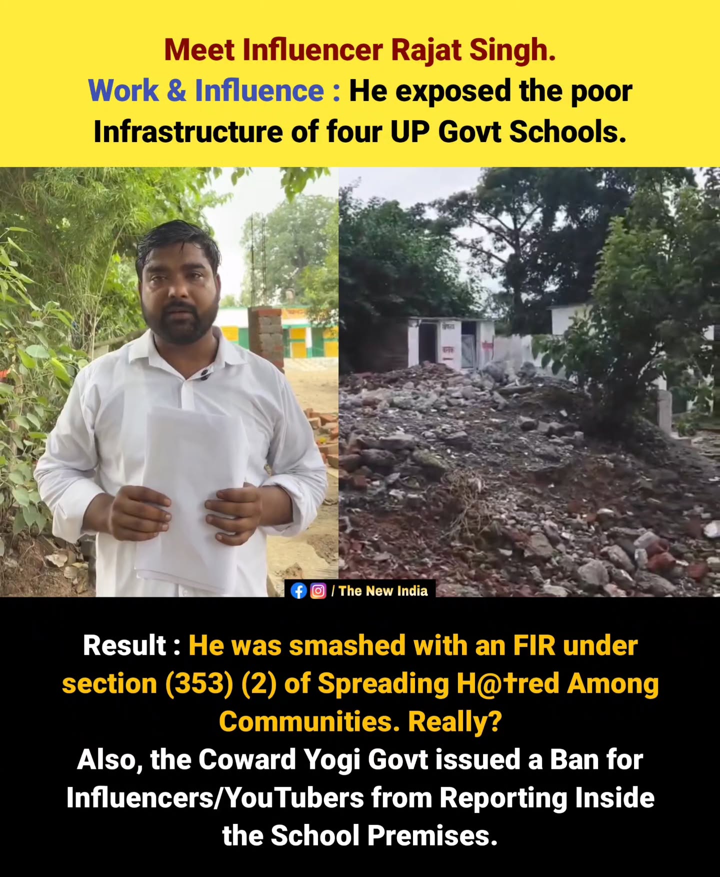 Rajat Singh’s Deoria school video led to an FIR as UP expanded restrictions on school filming